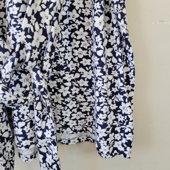 Lane Bryant Cap Sleeve V Neck Dolman Belted Dress in Ali Floral 22 24 - Picture 4 of 6